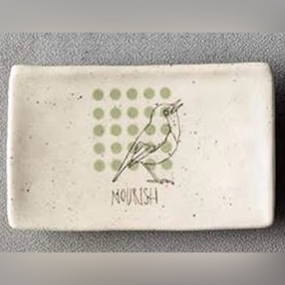 Demdaco Other - DEMDACO 6 x 3.5 Stoneware Ceramic Everyday Kitchen Rectangle Spoon Rest